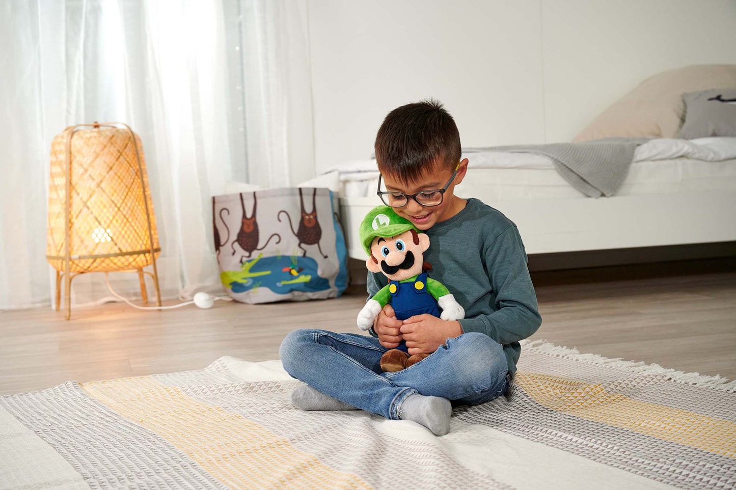 Super Mario :Luigi Soft Toy 30cm