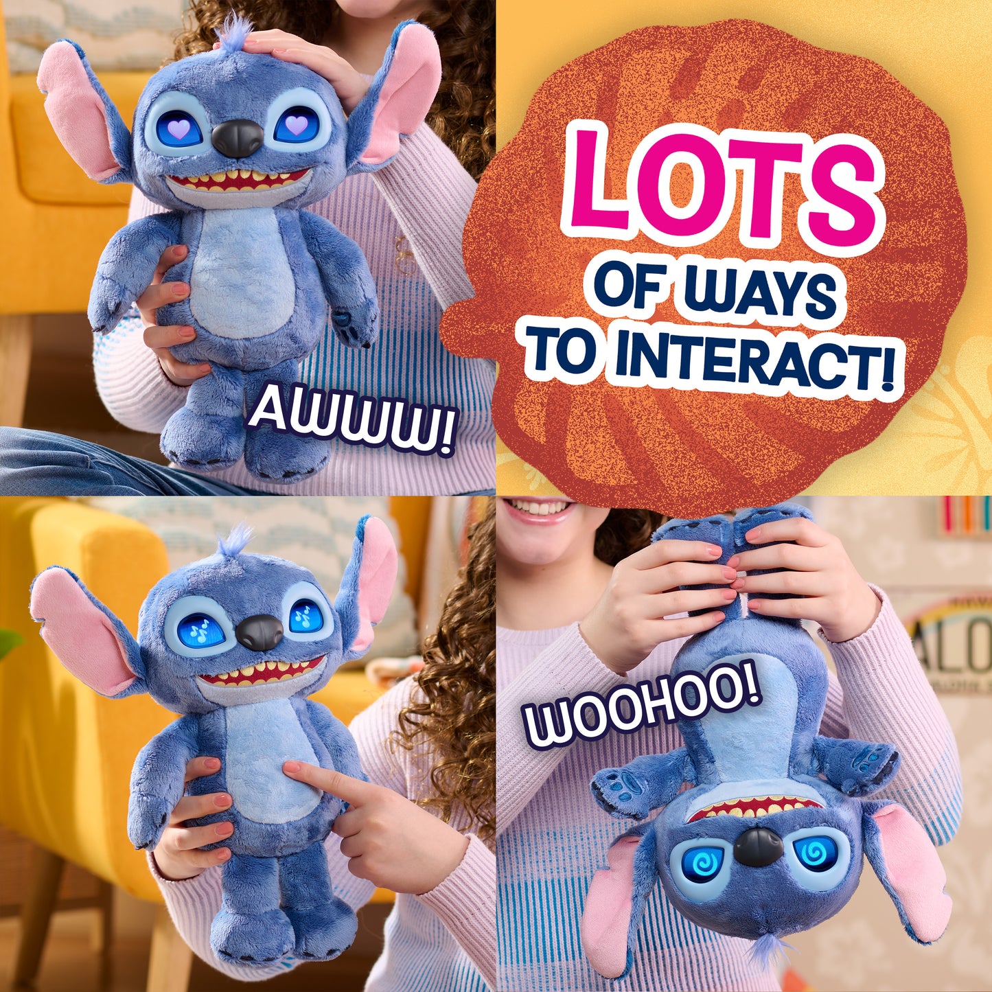 Disney Stitch Many Moods Stitch Plush