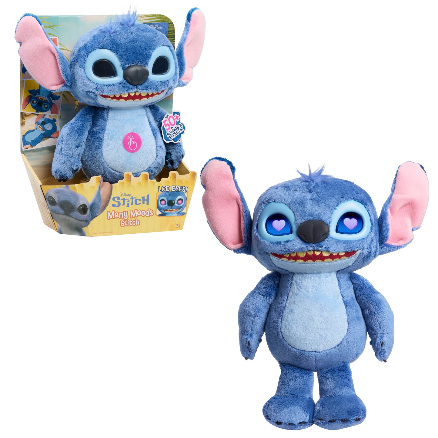 Disney Stitch Many Moods Stitch Plush