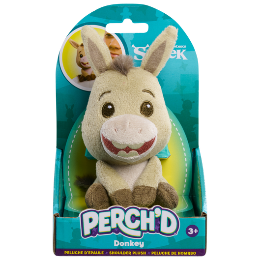 Shrek & Donkey Perch’d Shoulder Plush Set (2 Pieces)