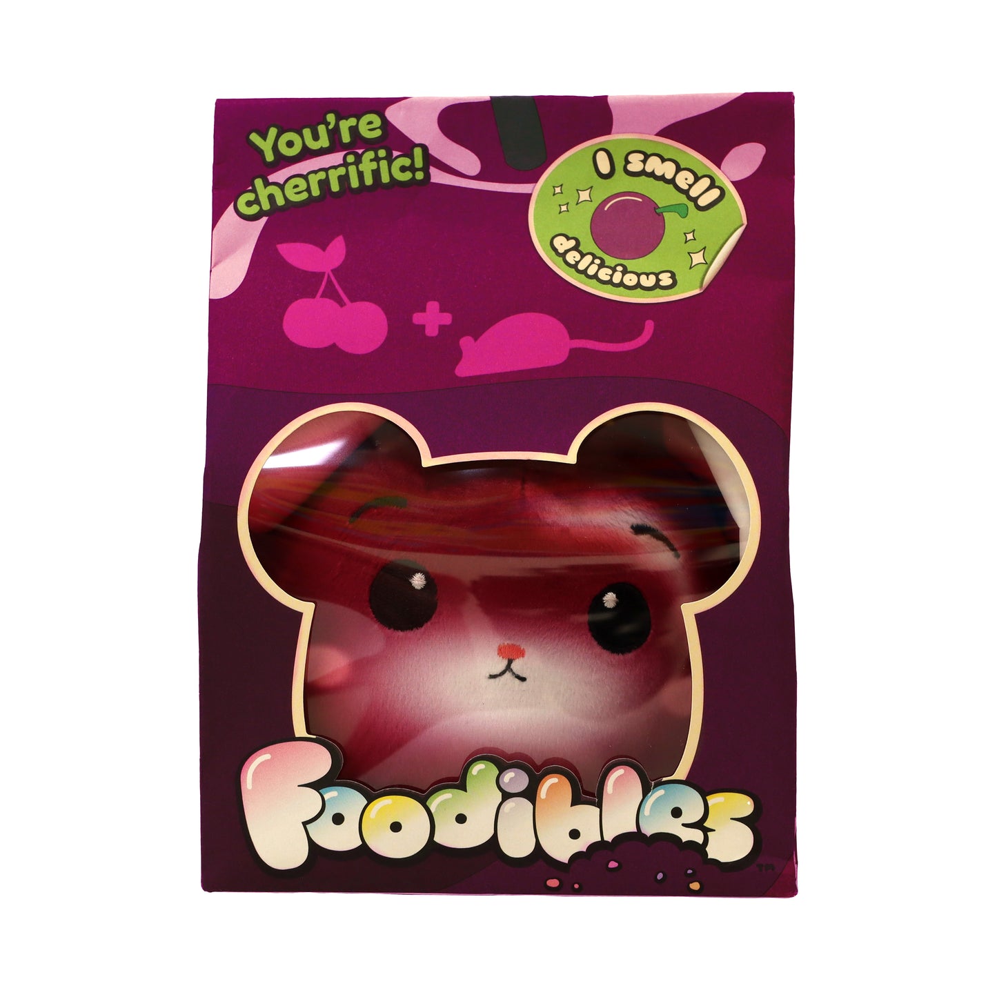 FOODIBLES Scented Small 10cm Tall Soft Toy Collection: Strawberry Elephant, Cool Watermelon Frog, Cute Cherry Mouse, Banana Dog, Cute Lemon Cat and “Pretty as a Peach” Pig! (6 Pieces)