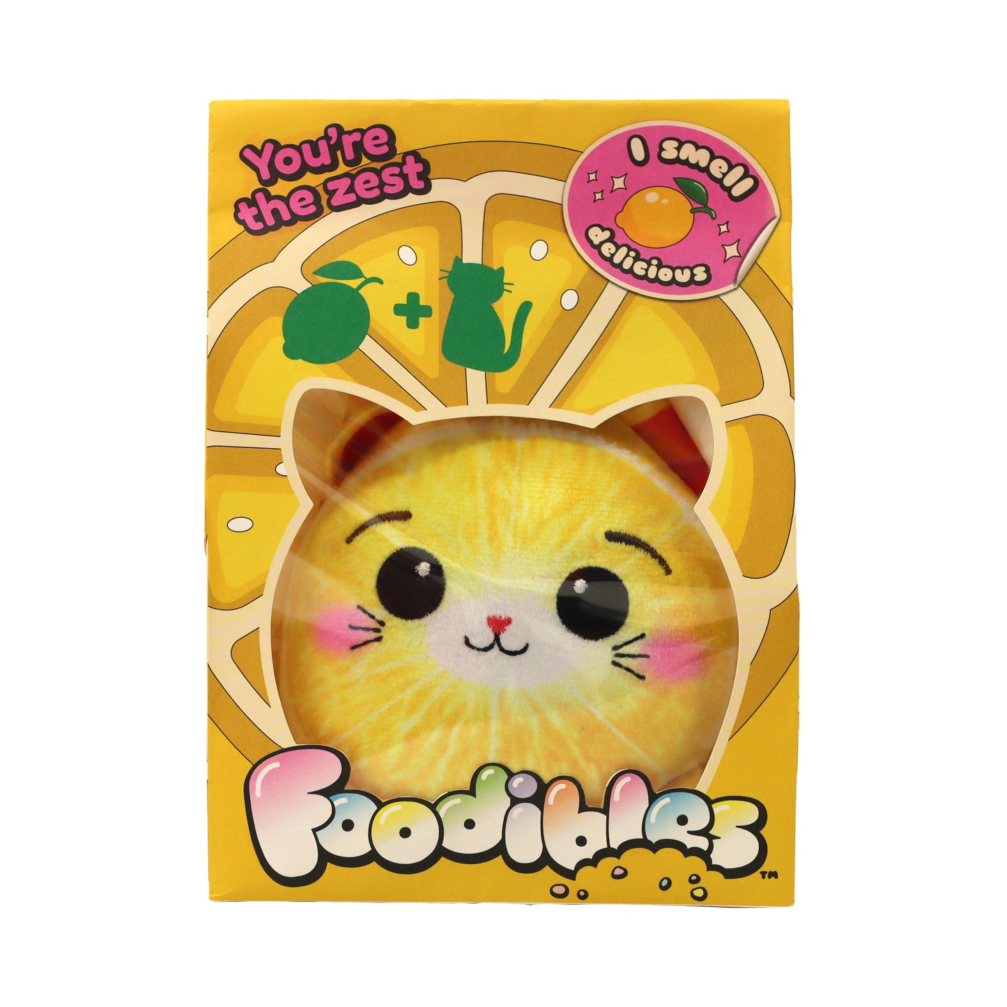 FOODIBLES Scented Small 10cm Tall Soft Toy Collection: Strawberry Elephant, Cool Watermelon Frog, Cute Cherry Mouse, Banana Dog, Cute Lemon Cat and “Pretty as a Peach” Pig! (6 Pieces)