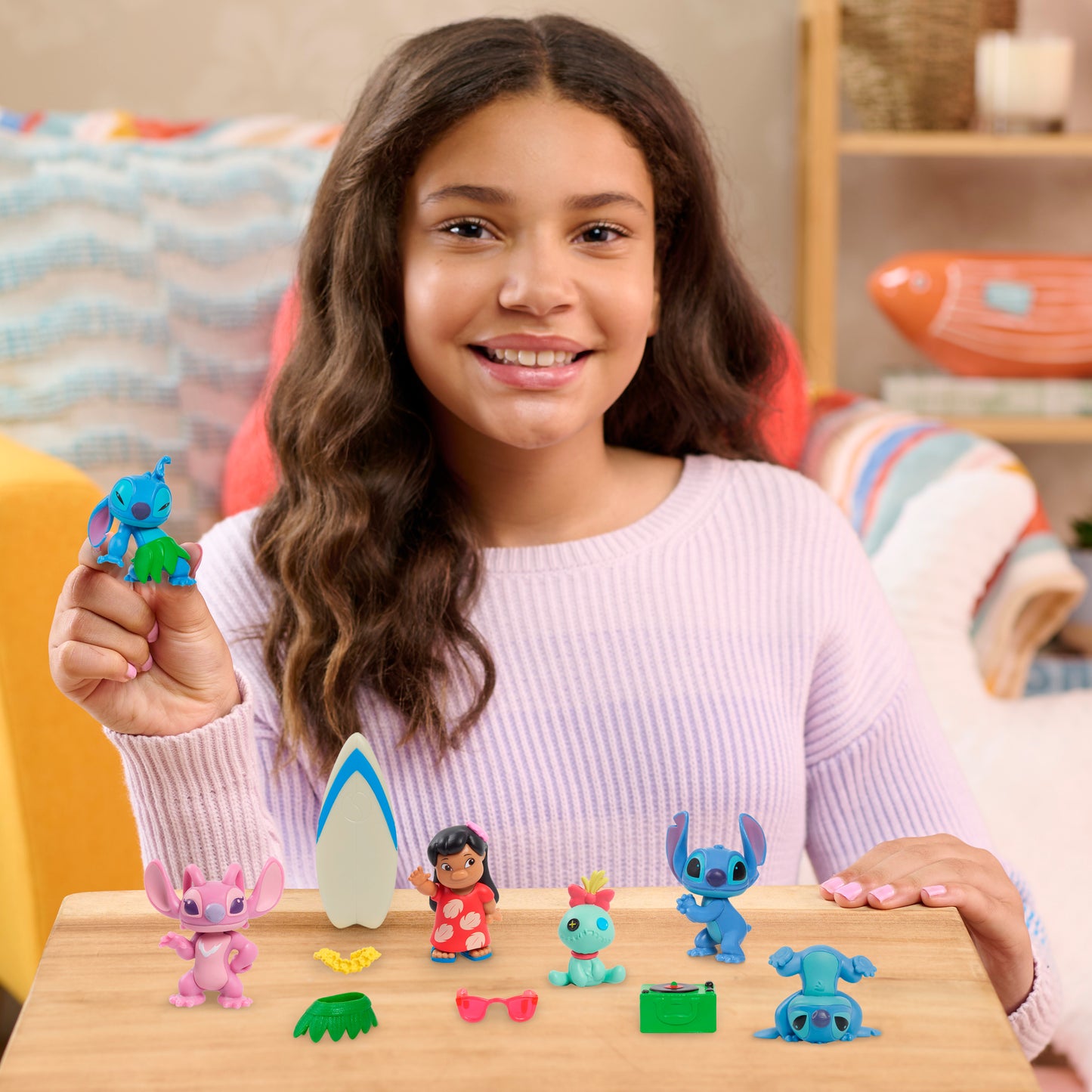 Disney Stitch Collectible 11 Piece Figure Set