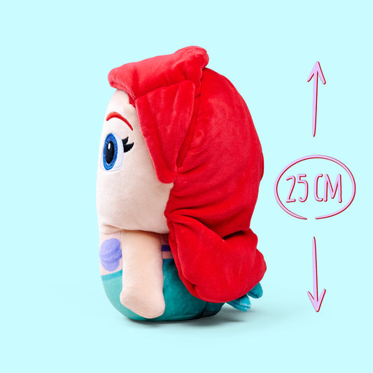 Disney Doorables, Ariel Mermaid 25cm cuddly character for snuggles or play