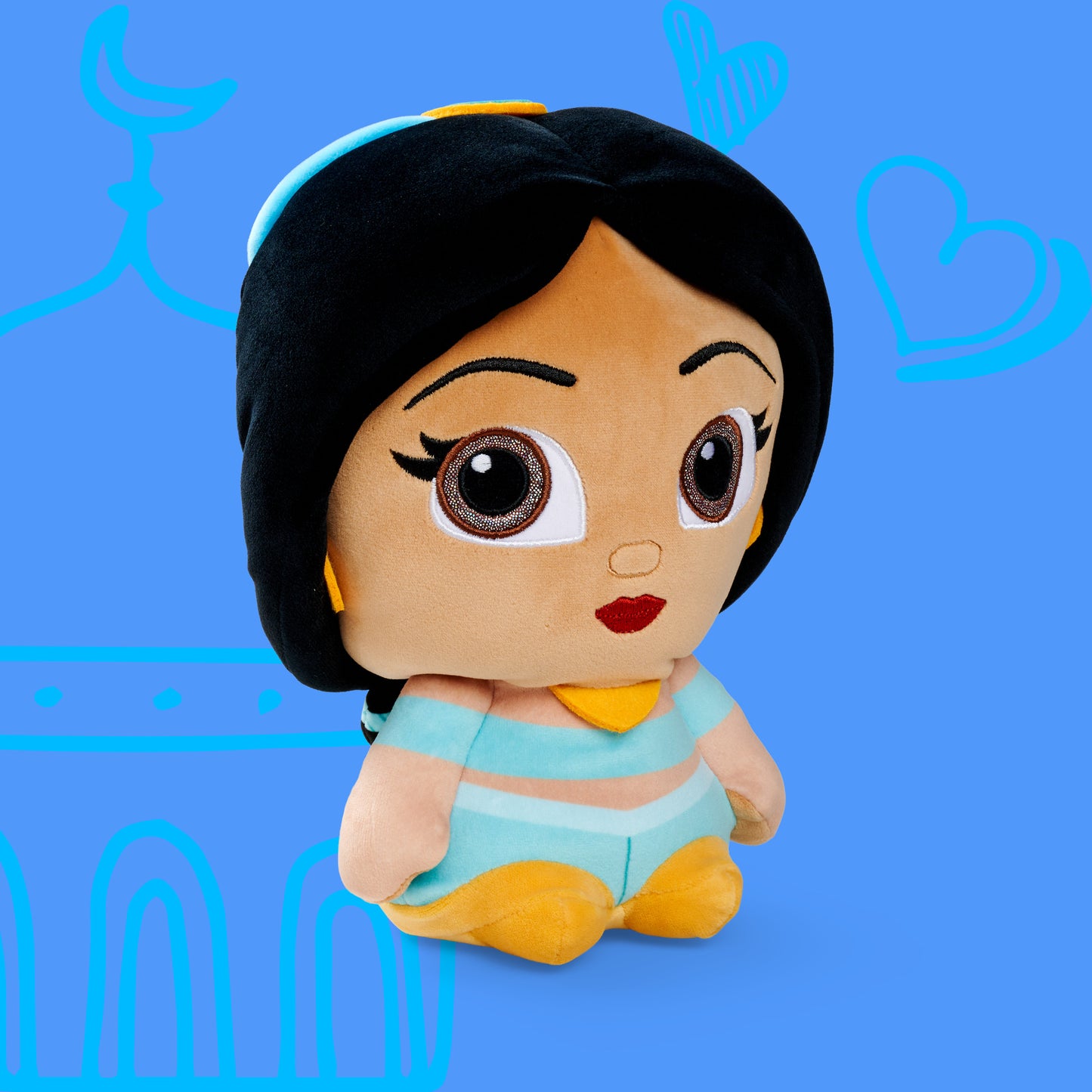 Disney Doorables, Jasmin 25cm tall cuddly character for snuggles or play