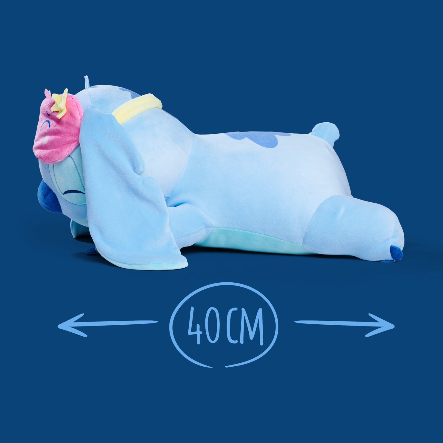Disney Snuglets Wellbeing Stitch plush toy 40cm cuddly character for snuggles or play