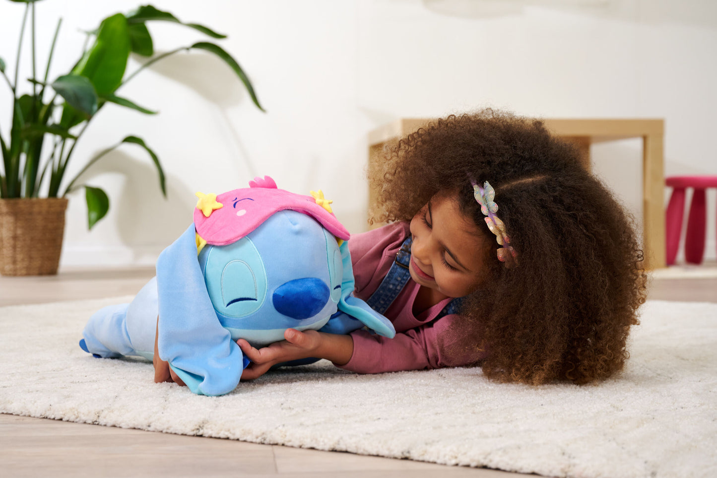 Disney Snuglets Wellbeing Stitch plush toy 40cm cuddly character for snuggles or play