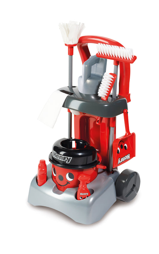 Casdon - Henry Deluxe Cleaning Trolley - Red