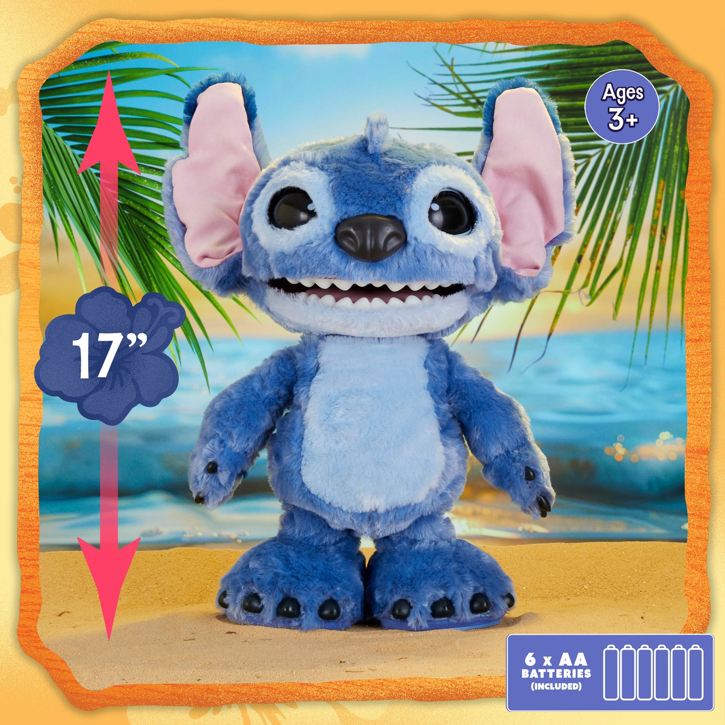 Ultimate Stitch Live Action Feature Plush 17" Tall