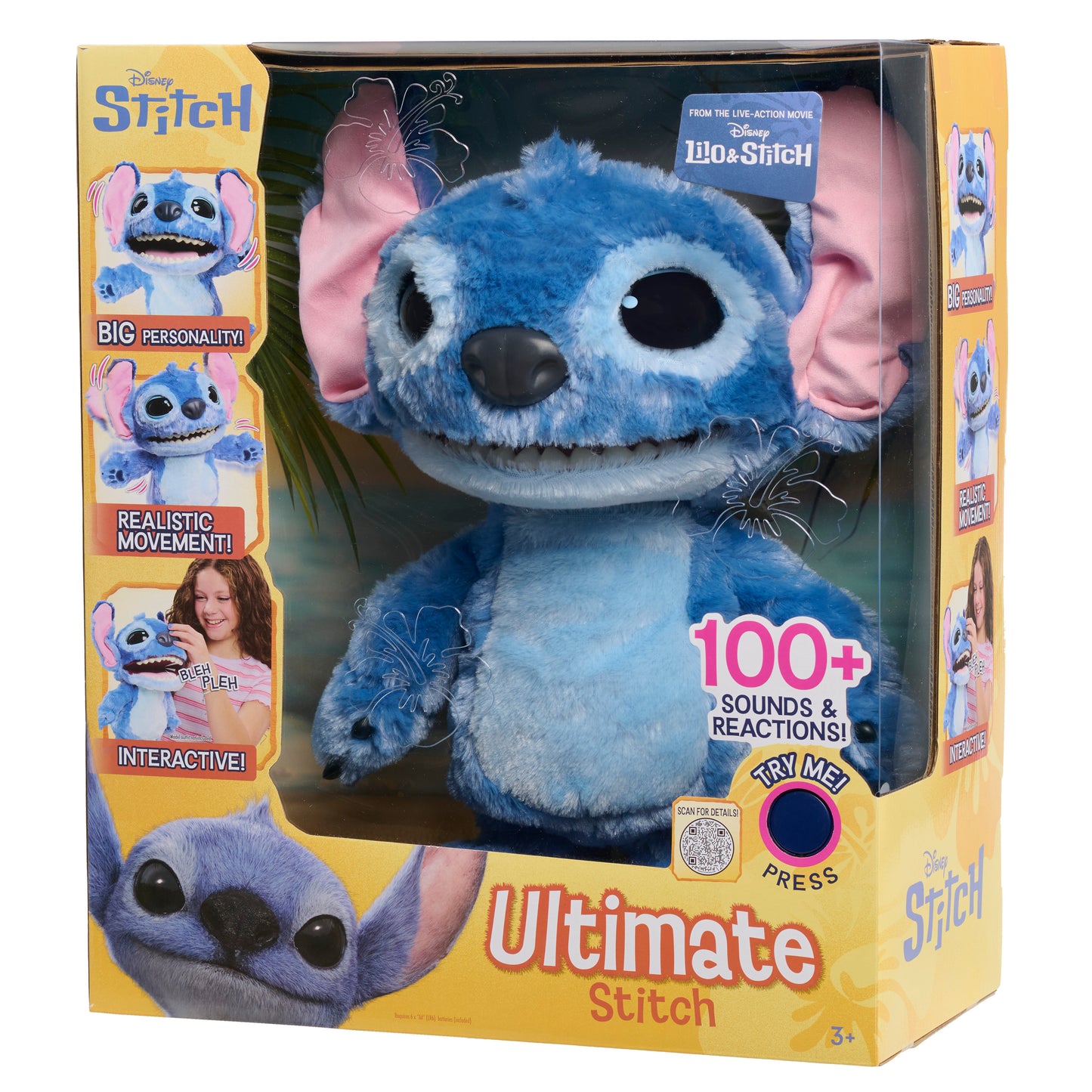 Ultimate Stitch Live Action Feature Plush 17" Tall