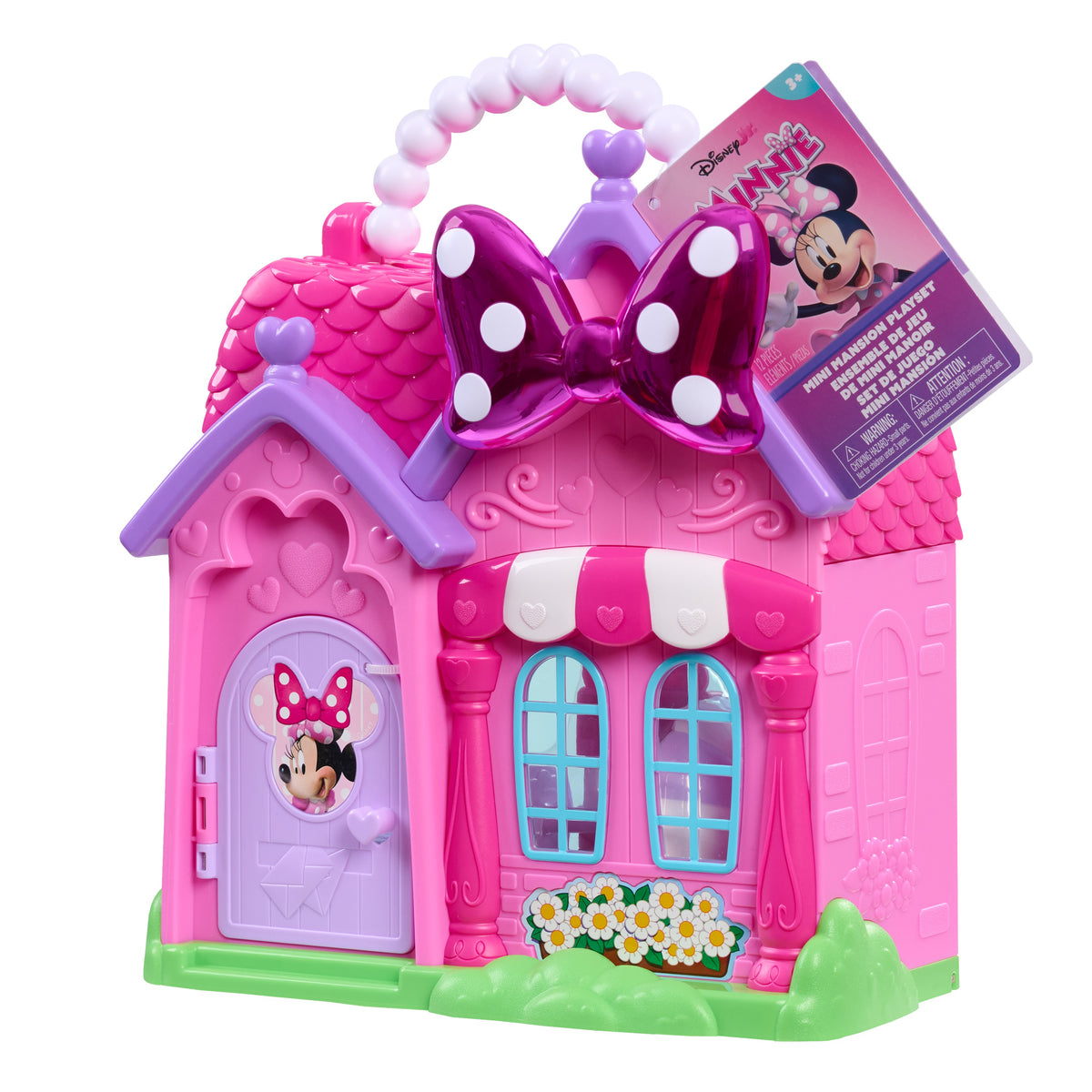 Disney Jr. Minnie Mouse Mini Mansion Playset for ages 3 Years+