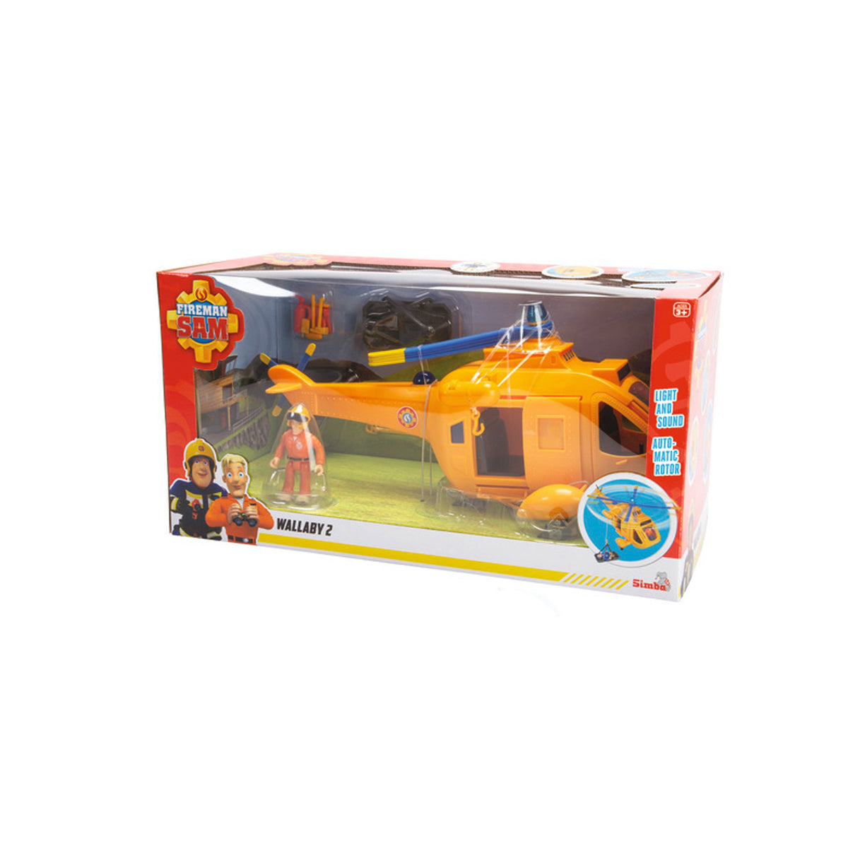 Fireman Sam Wallaby II Helicopter with Lights and Sounds