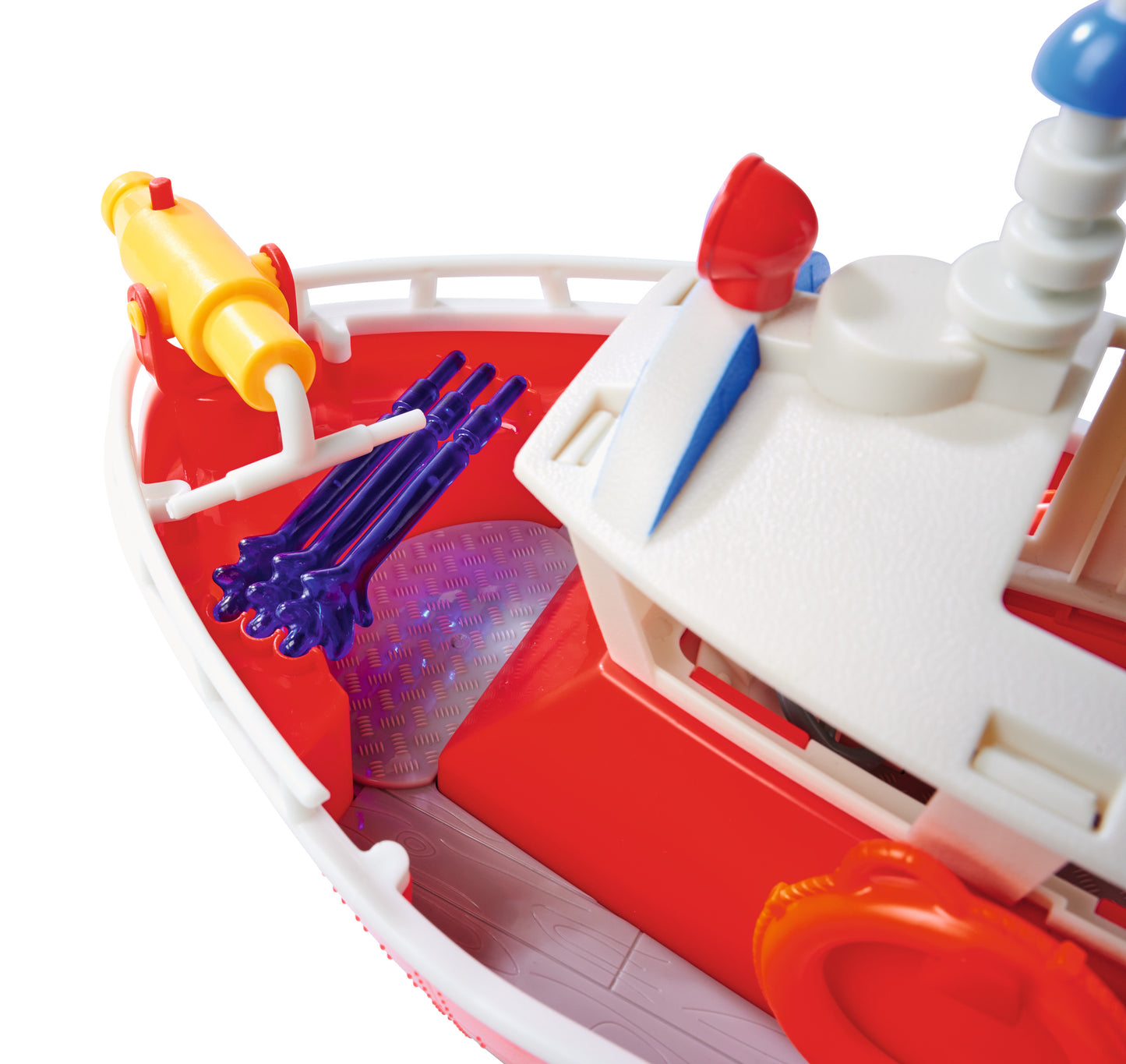 Fireman Sam Titan Fireboat with Cannons and Figure