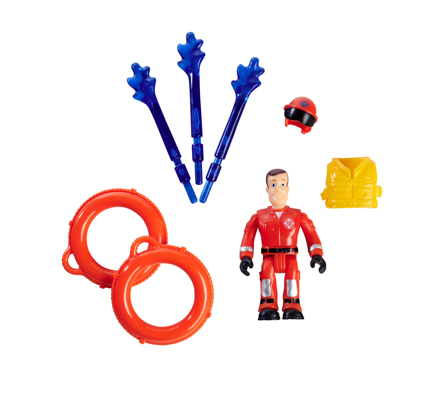 Fireman Sam Titan Fireboat with Cannons and Figure