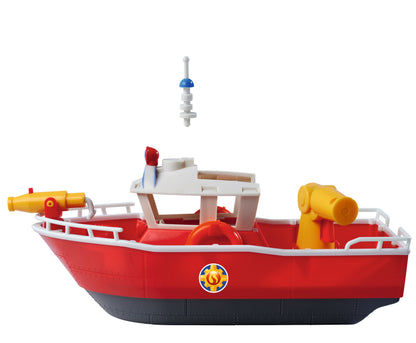 Fireman Sam Titan Fireboat with Cannons and Figure
