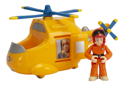 Fireman Sam Junior Wallaby 2 Helicopter with Krystina Figure