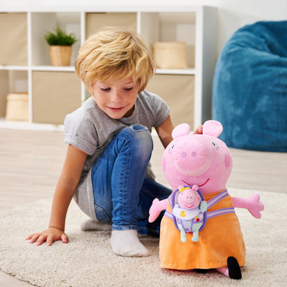 Peppa Pig Mummy Pig and Evie Plush 33cm