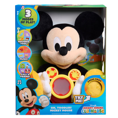 Disney Jr. Oh, Toodles! Plush Mickey Mouse for ages 3 years+