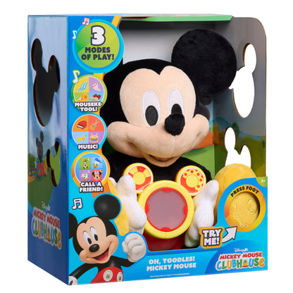 Disney Jr. Oh, Toodles! Plush Mickey Mouse for ages 3 years+