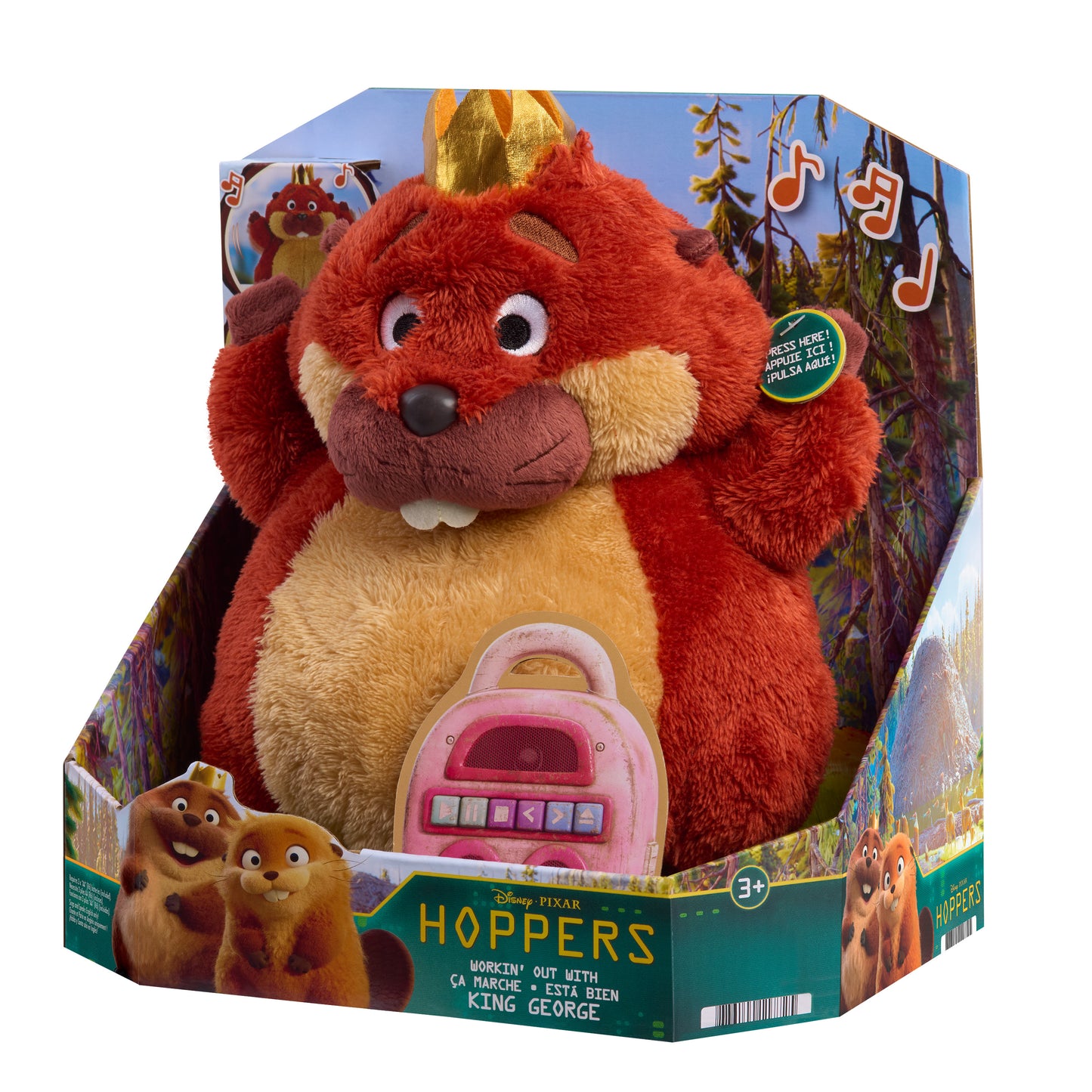 11772 Disney and Pixar Hoppers Workin’ Out King George Plush
