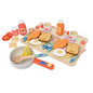 Peppa Pig Wooden Reversible Breakfast Tray (5 pieces missing, 22 items counted)