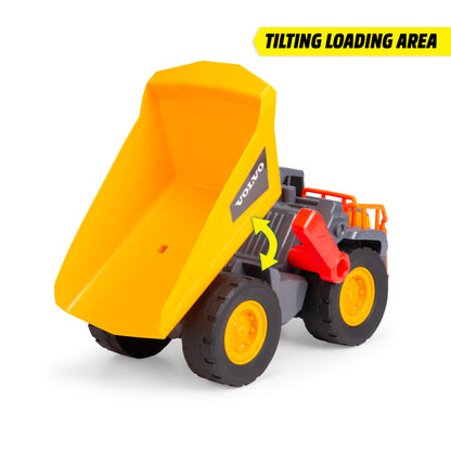 Dickie Volvo Power Dump Truck with Lights and Sounds