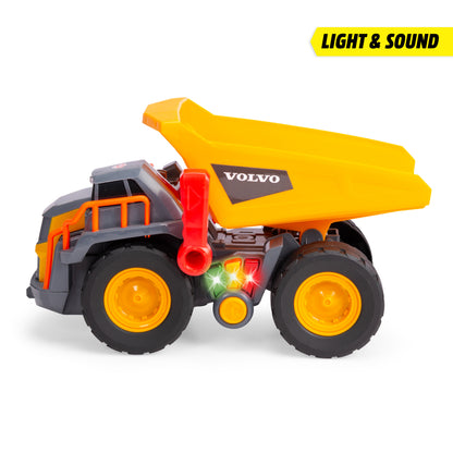 Dickie Volvo Power Dump Truck with Lights and Sounds