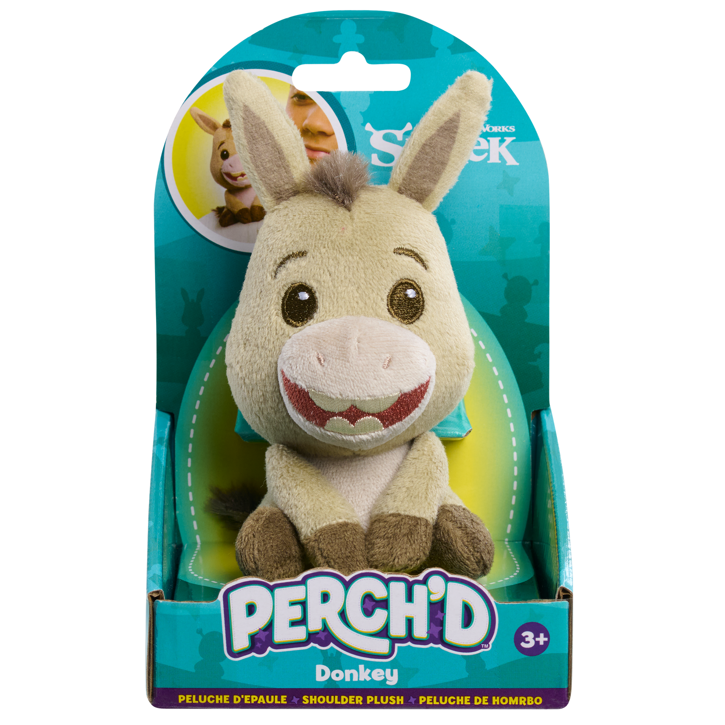 Shrek & Donkey Perch’d Shoulder Plush Set (2 Pieces)