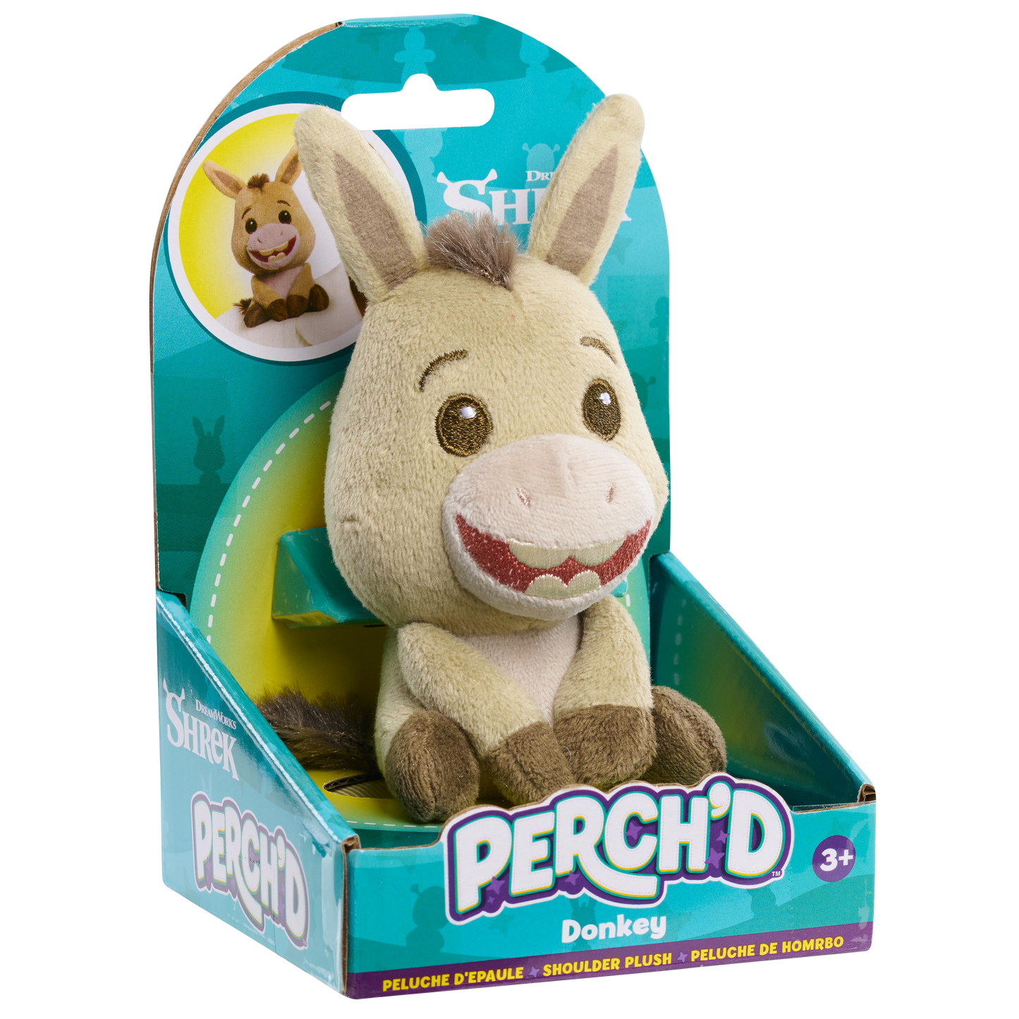 Shrek & Donkey Perch’d Shoulder Plush Set (2 Pieces)
