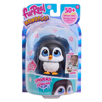 furReal Handfuls Shivers the Penguin, 3.5 Inch Interactive Toy, for Boys and Girls, Ages 4 and Up