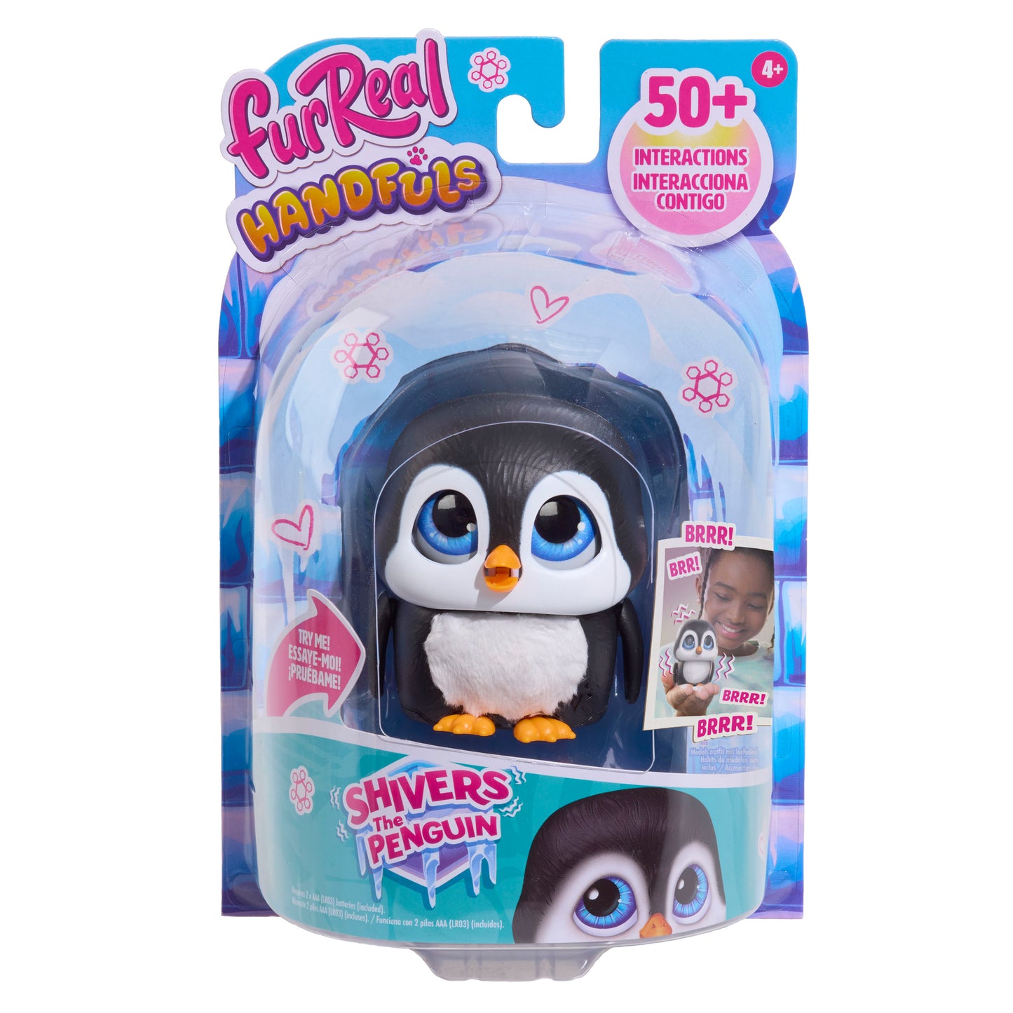 FurReal Handfuls Collection: Shy the Red Panda, Shivers the Penguin & Chirps the Cockatoo (3 Pieces)