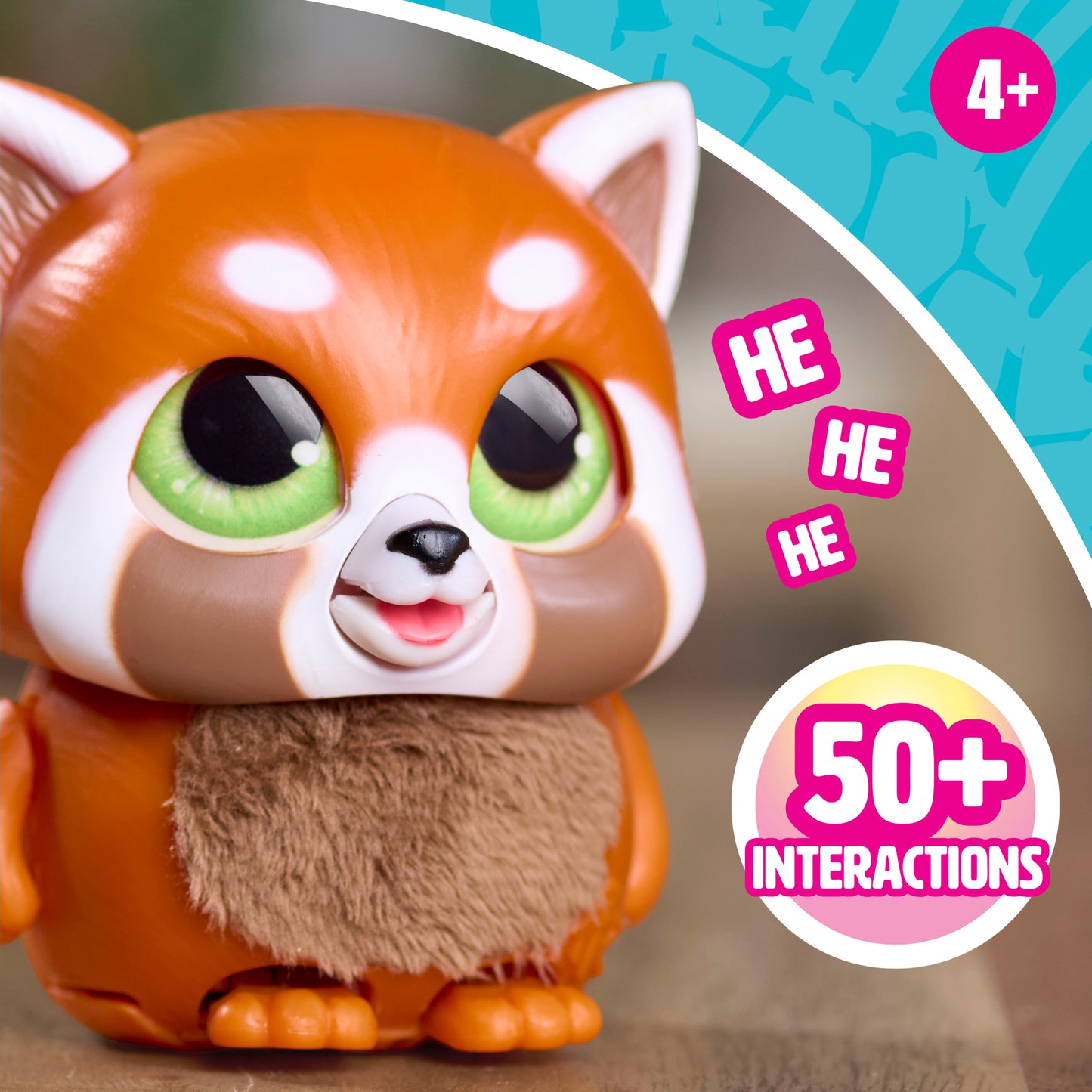 furReal Handfuls Shy the Red Panda, 3.5 Inch Interactive Toy, for Boys and Girls, Ages 4 and Up