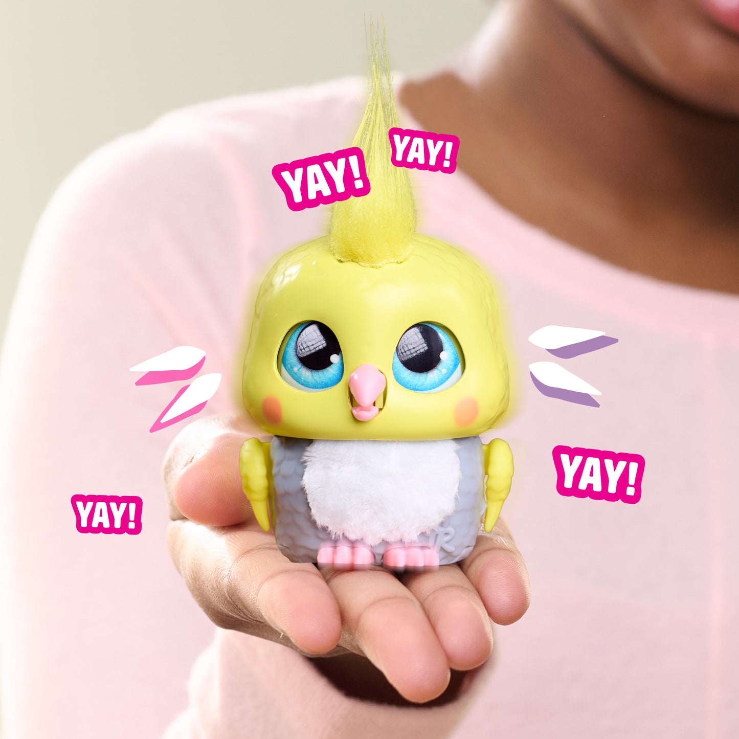 furReal Handfuls Chirps the Cockatoo, 3.5 Inch Interactive Toy, for Boys and Girls, Ages 4 and Up