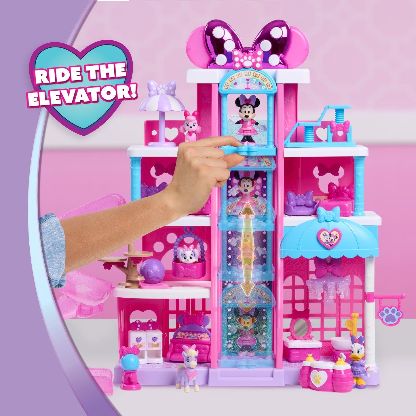 Disney Jr. Minnie Mouse Pet Hotel Playset