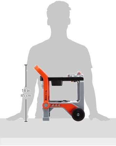 Black & Decker Kids Workbench | 3 in 1 Mobile Workshop including Devil Workmate, workbench, wheelbarrow plus 19 accessories | Ages 3+