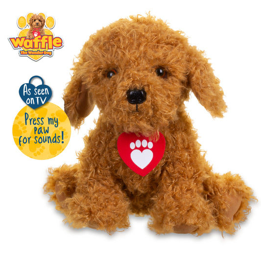 Waffle the Wonder Dog Soft Toy with Sound 25cm