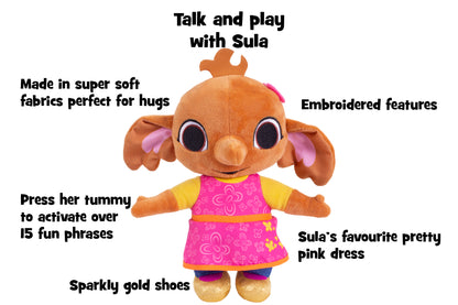 Huggable Talking Sula Soft Toy 30cm