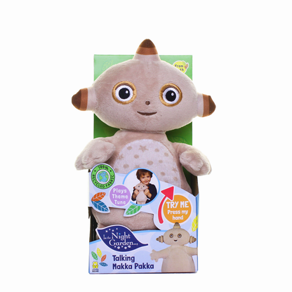 In the Night Garden Makka Pakka Talking Soft Toy 28cm tall