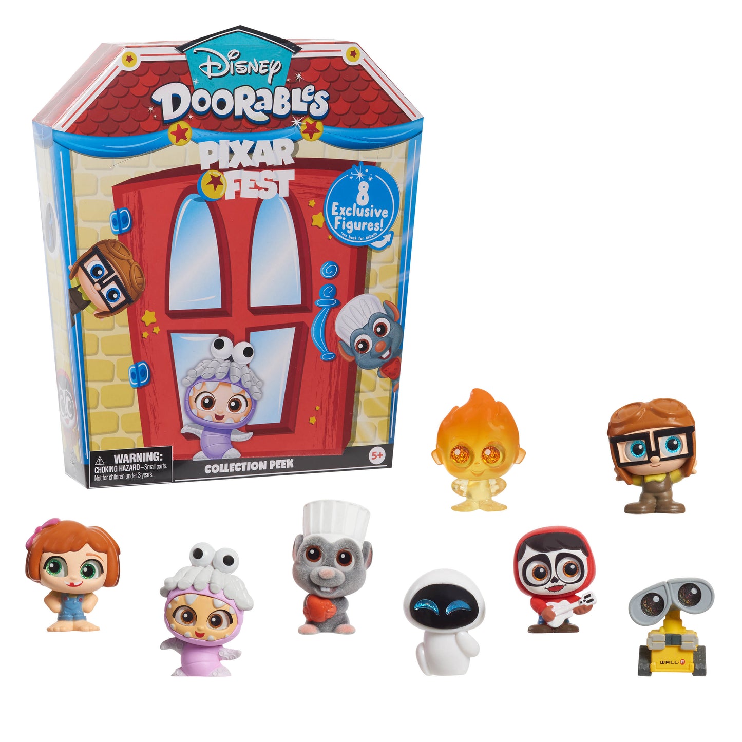 Disney Doorables Pixar Fest Collection Peek, Officially Licenced Kids Toys for Ages 5 Up,Multi-color,1.5 Inch