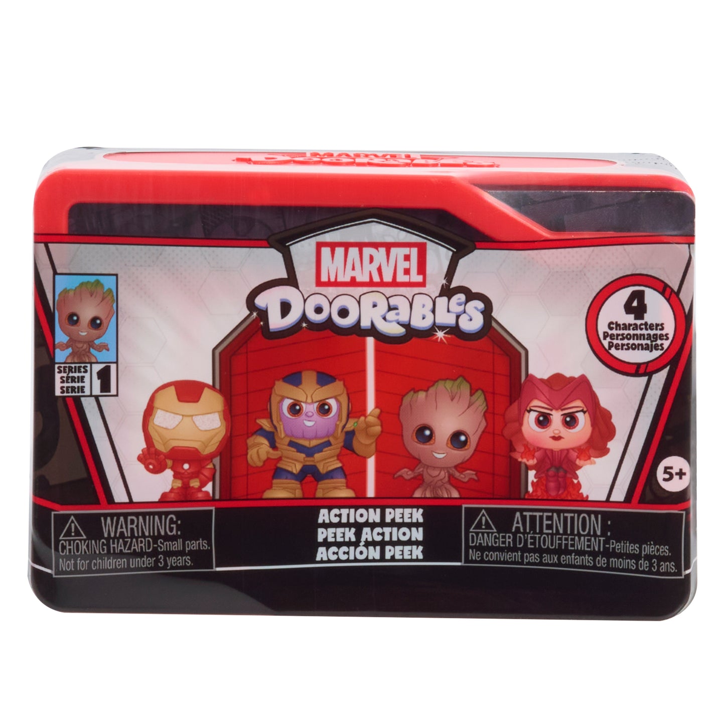Marvel Doorables Action Peek Series 1, Collectible Marvel Toy Figures.