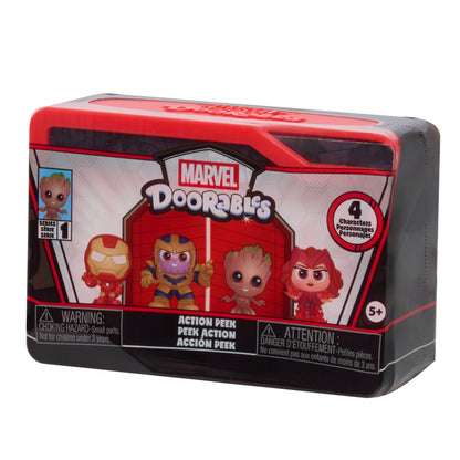 Marvel Doorables Action Peek Series 1, Collectible Marvel Toy Figures.