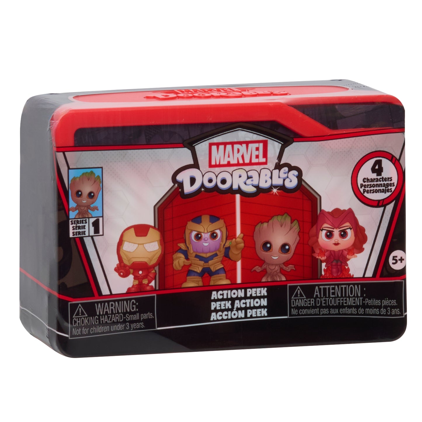 Marvel Doorables Action Peek Series 1, Collectible Marvel Toy Figures.