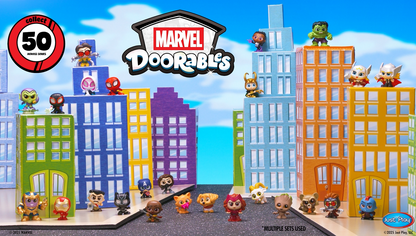 Marvel Doorables Action Peek Series 1, Collectible Marvel Toy Figures.