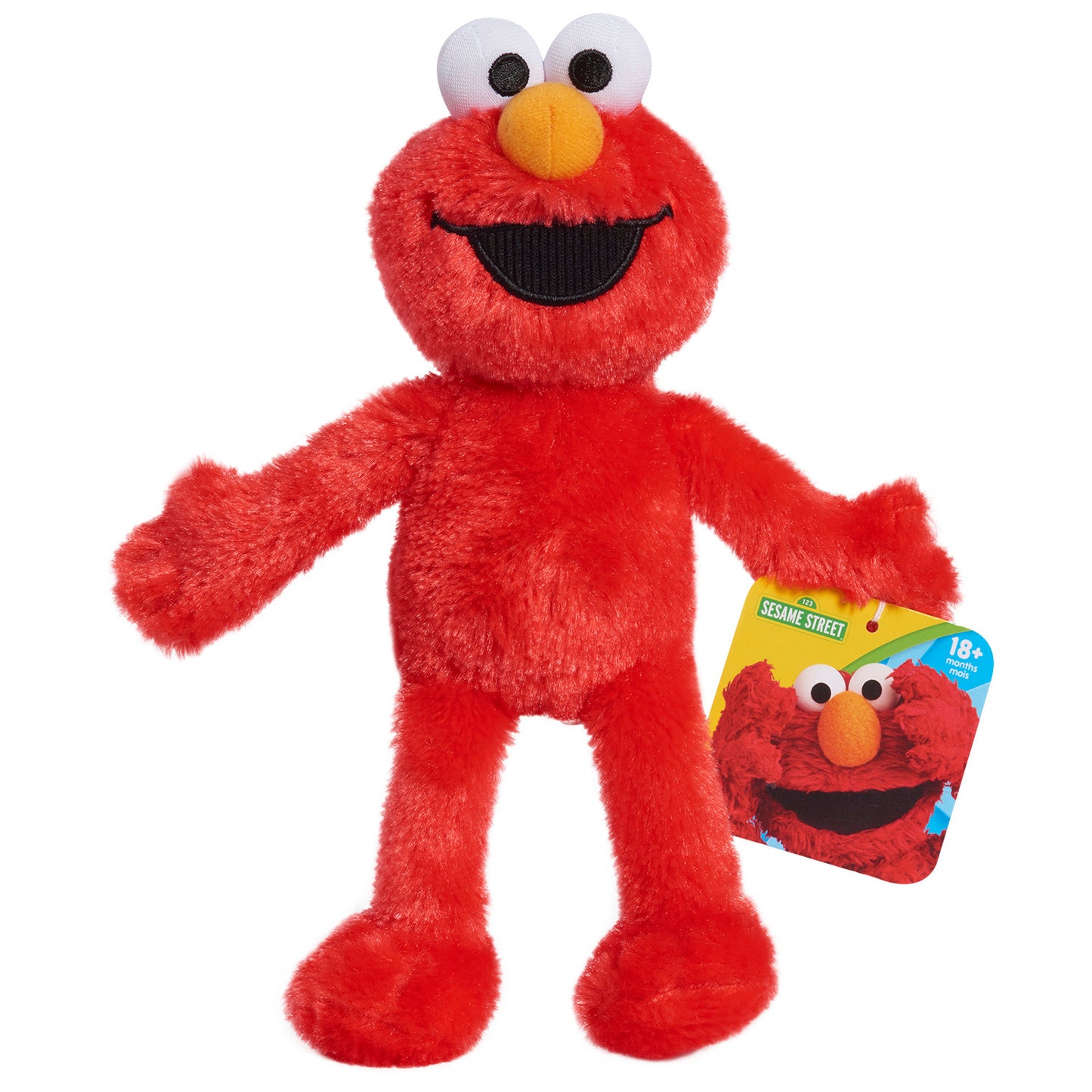 Sesame Street Small Soft Toy Collection: Cookie Monster (23cm), Elmo (23cm), Bert (23cm) & Ernie (23cm): 4 Pieces
