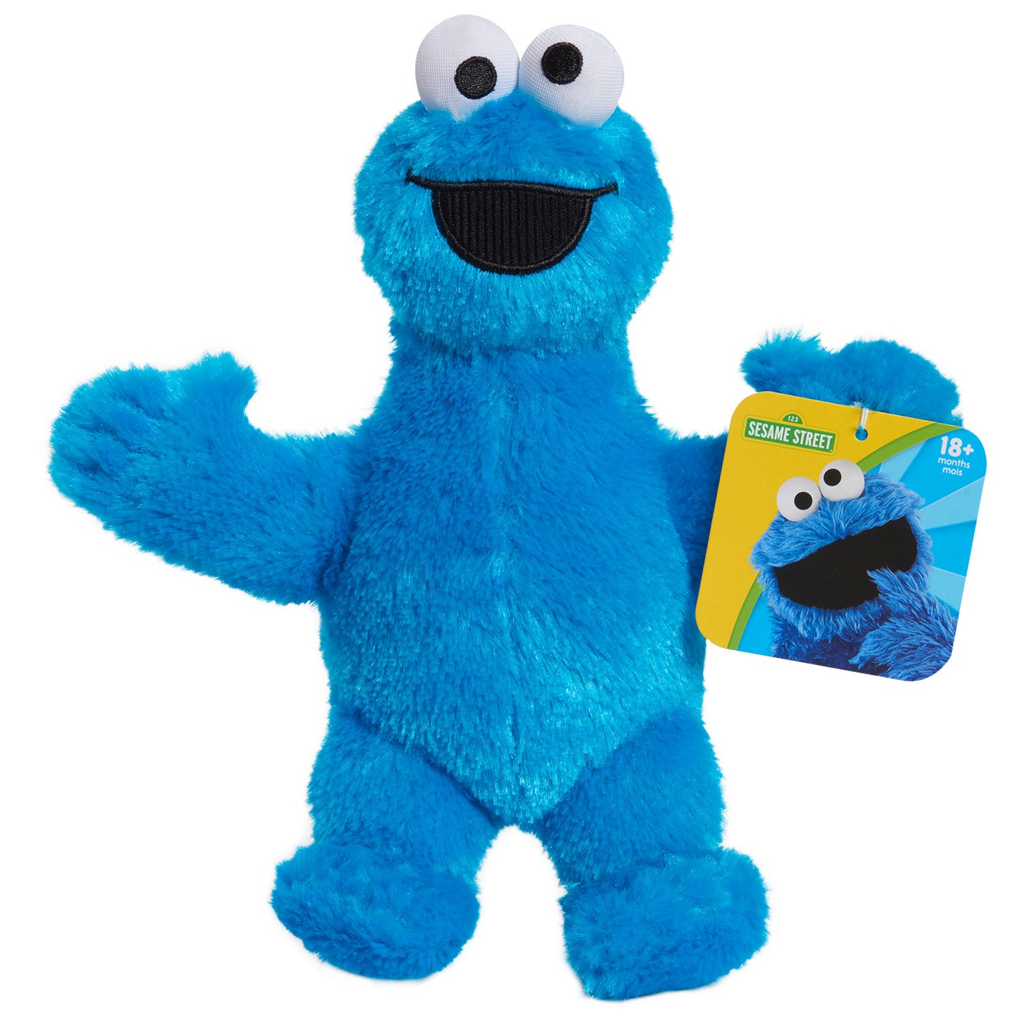 Sesame Street Small Soft Toy Collection: Cookie Monster (23cm), Elmo (23cm), Bert (23cm) & Ernie (23cm): 4 Pieces