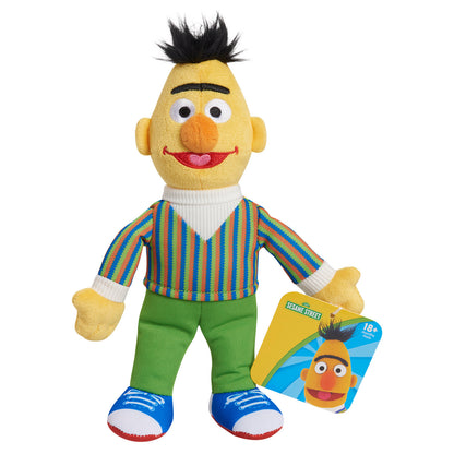Sesame Street Small Soft Toy Collection: Cookie Monster (23cm), Elmo (23cm), Bert (23cm) & Ernie (23cm): 4 Pieces