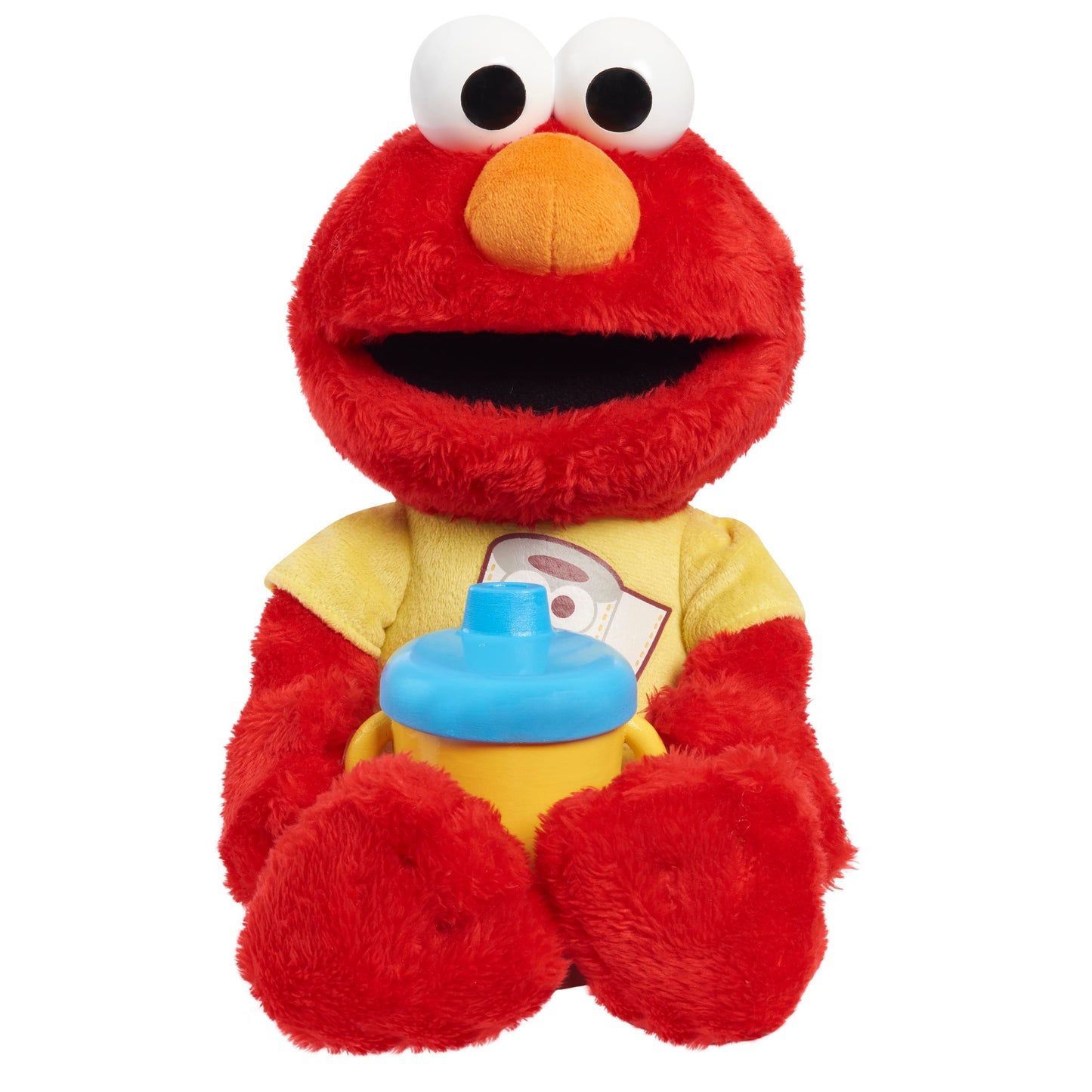 Sesame Street Potty Time Elmo 12-Inch Sustainable Plush Stuffed Animal, Sounds and Phrases, Potty Training Tool, Officially Licenced Kids Toys for Ages 18 Month
