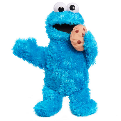 Sesame Street 13.5-inch Nom Nom Cookie Monster Plush with Sounds and Motion