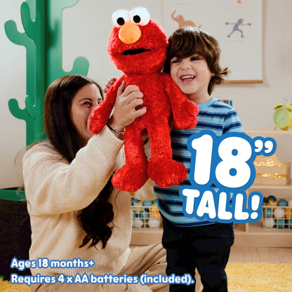Sesame Street Tickle Me Elmo Giggle Max for ages 18 months +