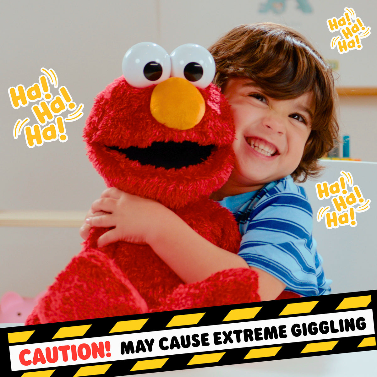 Sesame Street Tickle Me Elmo Giggle Max for ages 18 months +